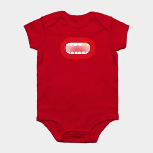 GOLD TOOTH MASK Baby Bodysuit